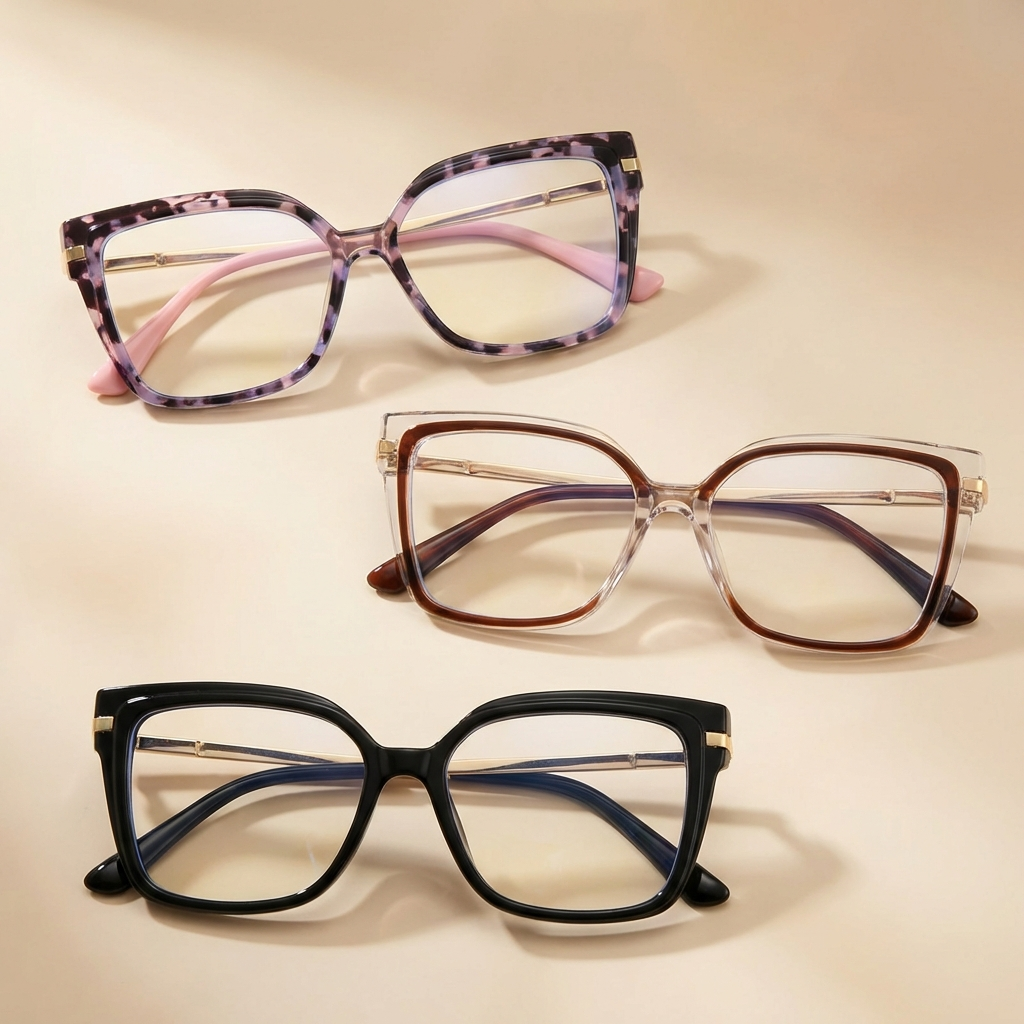 The Refined - Quiet Luxury Frames with Gold Accents